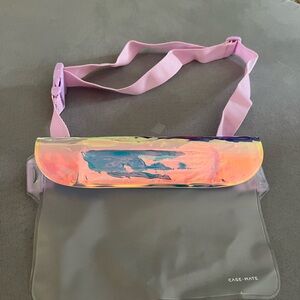Case-Mate Iridescent Crossbody Bag with Pink Strap